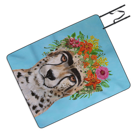 Coco de Paris Frida Kahlo Cheetah Picnic Blanket