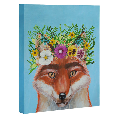 Coco de Paris Frida Kahlo Fox Art Canvas