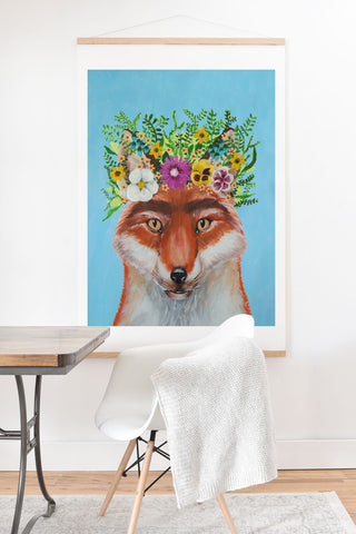 Coco de Paris Frida Kahlo Fox Art Print And Hanger