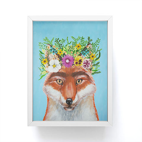 Coco de Paris Frida Kahlo Fox Framed Mini Art Print