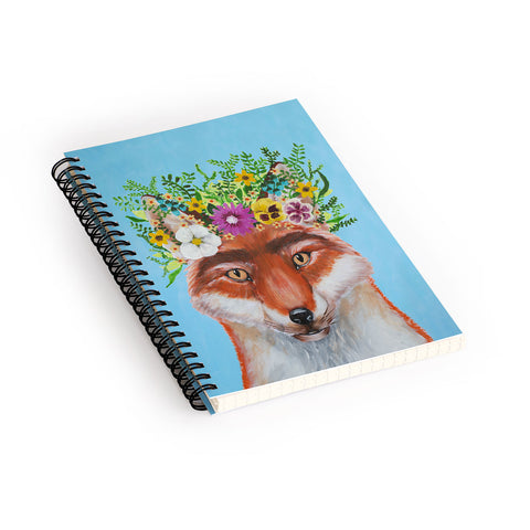 Coco de Paris Frida Kahlo Fox Spiral Notebook