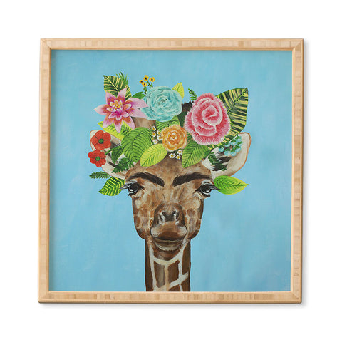 Coco de Paris Frida Kahlo Giraffe Framed Wall Art