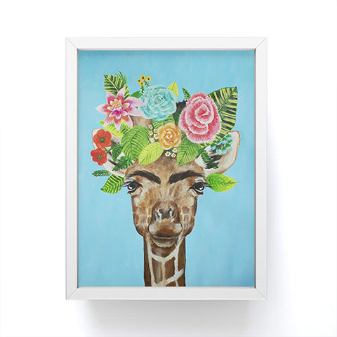Coco de Paris Frida Kahlo Giraffe Framed Mini Art Print