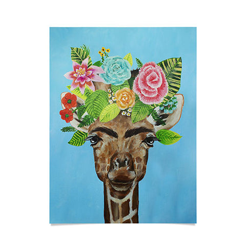 Coco de Paris Frida Kahlo Giraffe Poster