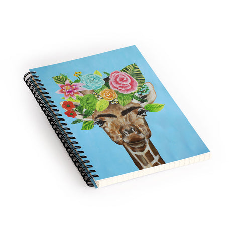 Coco de Paris Frida Kahlo Giraffe Spiral Notebook