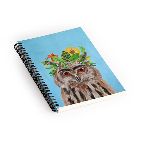 Coco de Paris Frida Kahlo Owl Spiral Notebook
