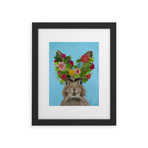 Coco de Paris Frida Kahlo Rabbit Framed Art Print