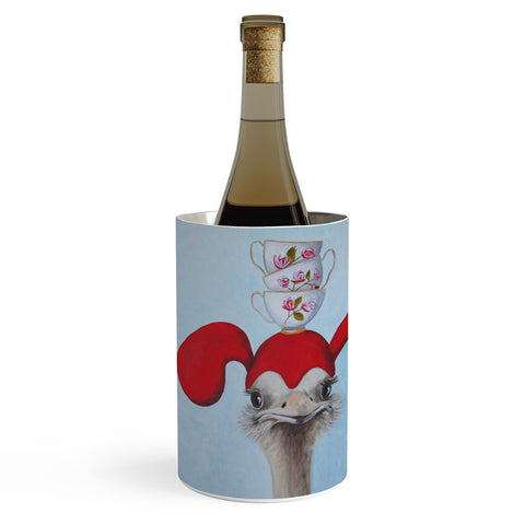 Coco de Paris Funny ostrich with stacking teacups Wine Chiller