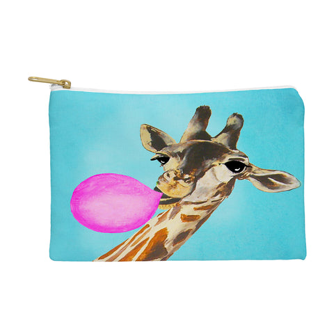 Coco de Paris Giraffe blowing bubblegum Pouch