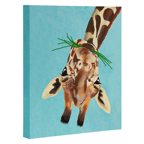 Coco de Paris Giraffe upside down Art Canvas