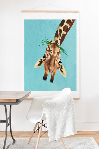 Coco de Paris Giraffe upside down Art Print And Hanger