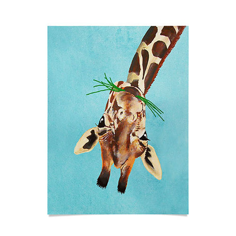 Coco de Paris Giraffe upside down Poster