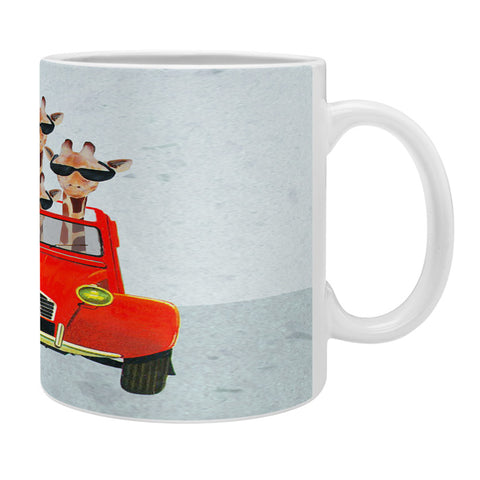 Coco de Paris Giraffes on holiday Coffee Mug