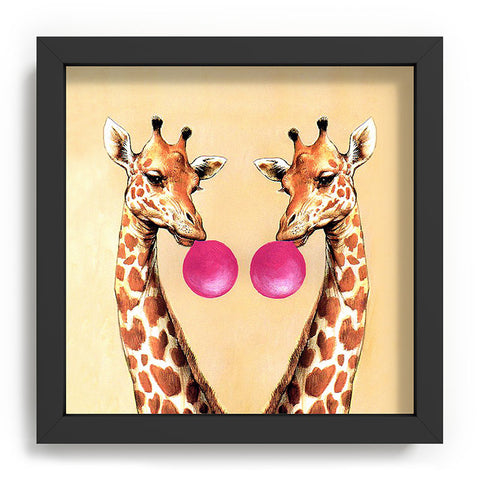 Coco de Paris Giraffes with bubblegum 1 Recessed Framing Square