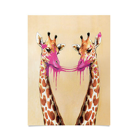 Coco de Paris Giraffes with bubblegum 2 Poster