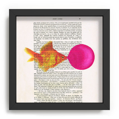 Coco de Paris Goldfish With Bubblegum Recessed Framing Square
