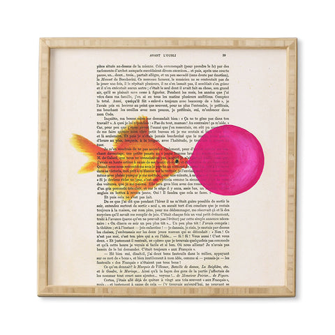 Coco de Paris Goldfish With Bubblegum Framed Wall Art