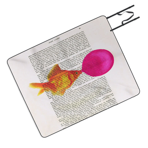 Coco de Paris Goldfish With Bubblegum Picnic Blanket