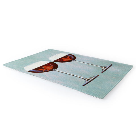 Coco de Paris Goldfishes Wine Love Area Rug