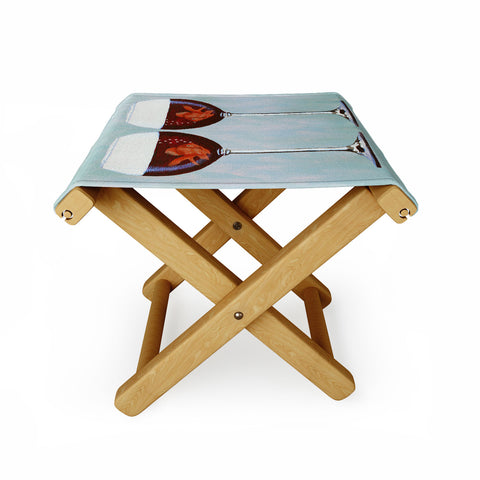 Coco de Paris Goldfishes Wine Love Folding Stool