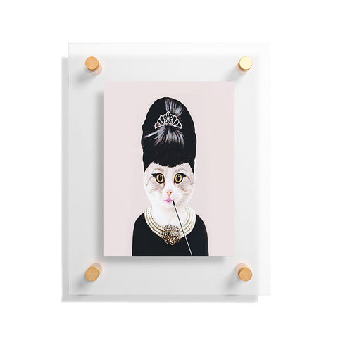 Coco de Paris Hepburn Cat Floating Acrylic Print