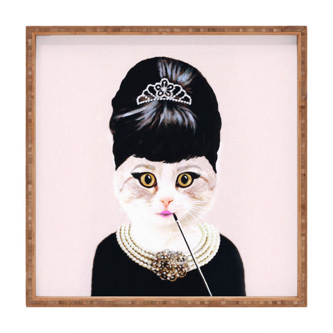 Coco de Paris Hepburn Cat Square Tray