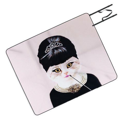 Coco de Paris Hepburn Cat Picnic Blanket