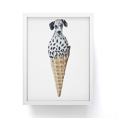 Coco de Paris Icecream Dalmatian Framed Mini Art Print