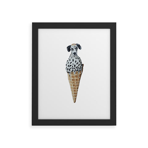 Coco de Paris Icecream Dalmatian Framed Art Print