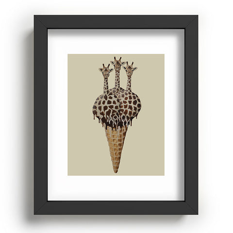 Coco de Paris Icecream giraffes Recessed Framing Rectangle