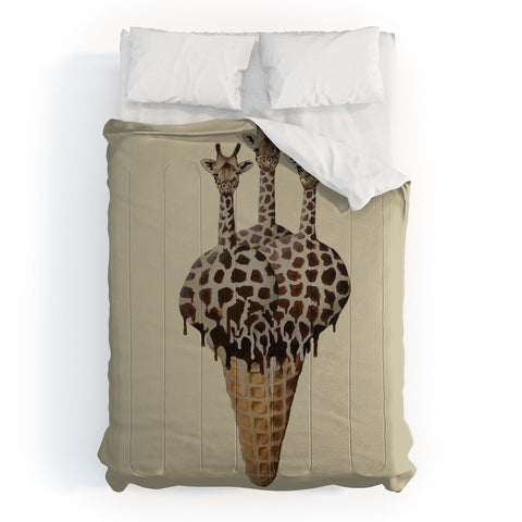Coco de Paris Icecream giraffes Comforter