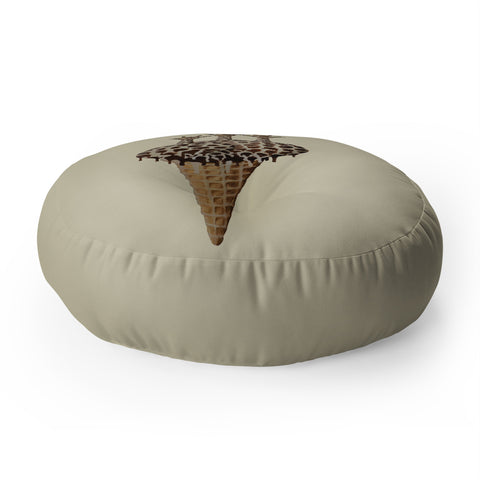 Coco de Paris Icecream giraffes Floor Pillow Round