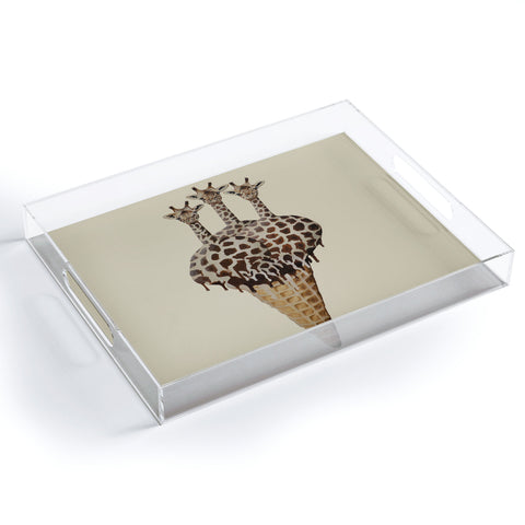 Coco de Paris Icecream giraffes Acrylic Tray