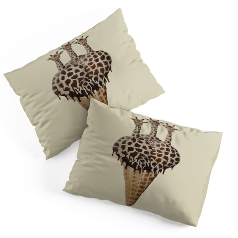 Coco de Paris Icecream giraffes Pillow Shams