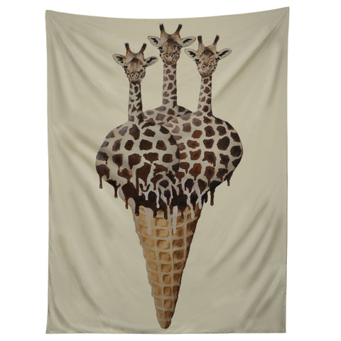 Coco de Paris Icecream giraffes Tapestry