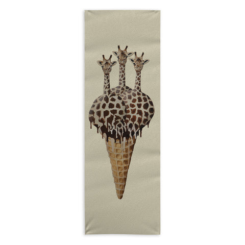 Coco de Paris Icecream giraffes Yoga Towel