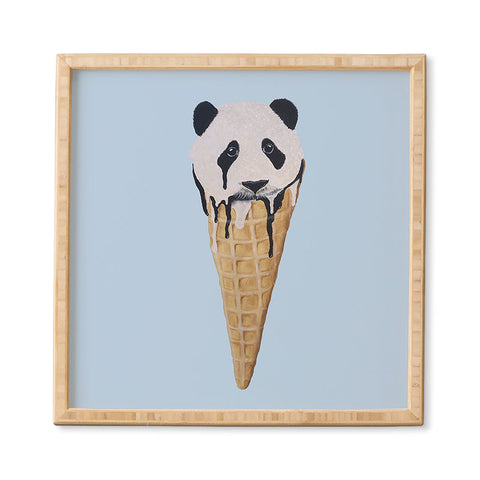 Coco de Paris Icecream panda Framed Wall Art