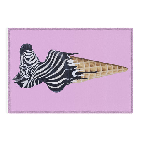 Coco de Paris Icecream zebra Outdoor Rug