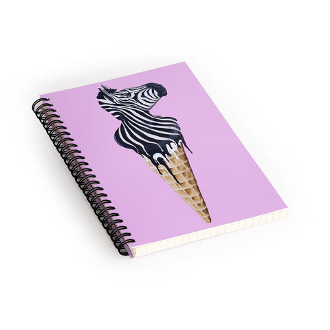 Coco de Paris Icecream zebra Spiral Notebook