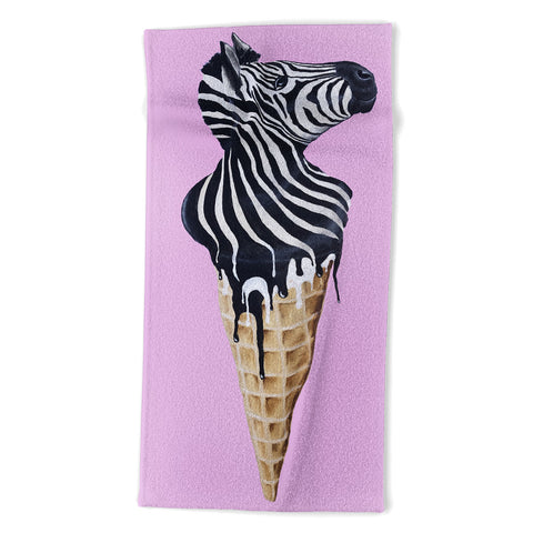 Coco de Paris Icecream zebra Beach Towel