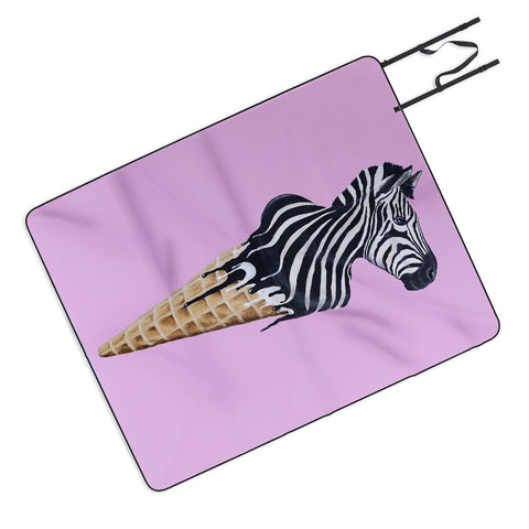 Coco de Paris Icecream zebra Picnic Blanket