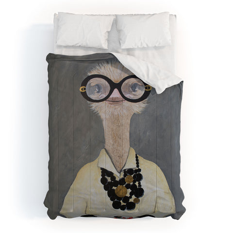 Coco de Paris Iris Apfel Ostrich Comforter