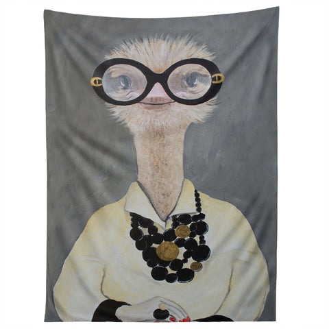 Coco de Paris Iris Apfel Ostrich Tapestry