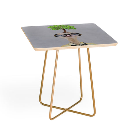 Coco de Paris Iris Apfel ostrich with a tree Side Table