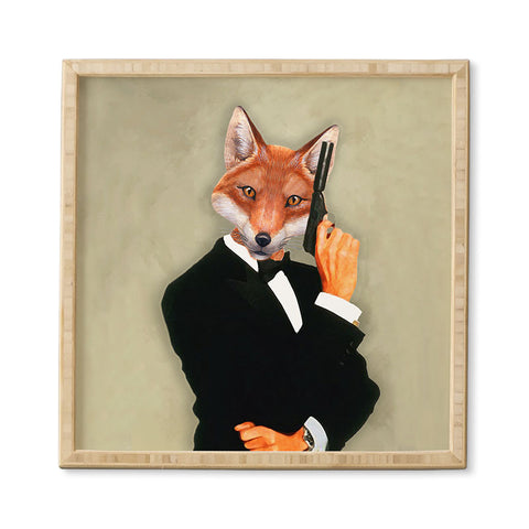 Coco de Paris James Bond Fox Framed Wall Art