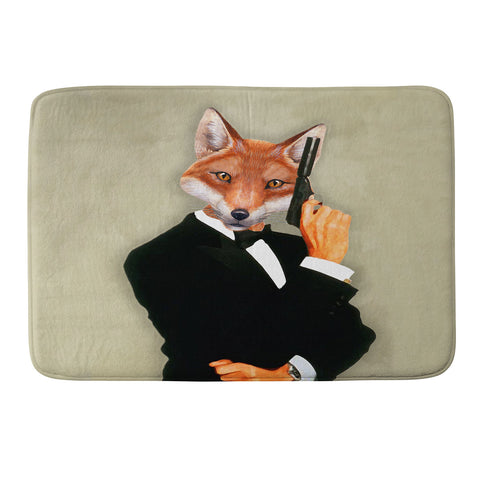 Coco de Paris James Bond Fox Memory Foam Bath Mat