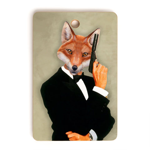 Coco de Paris James Bond Fox Cutting Board Rectangle