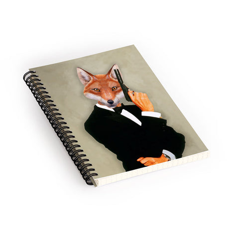 Coco de Paris James Bond Fox Spiral Notebook