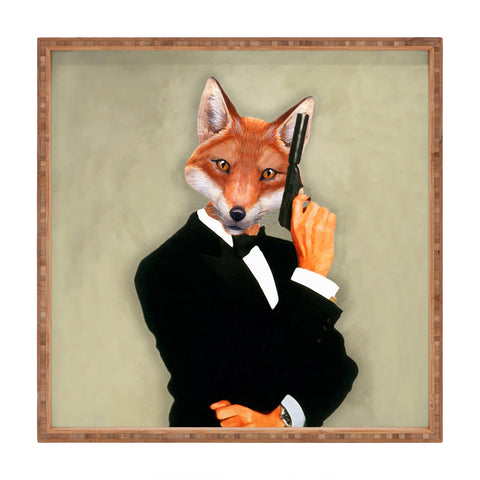 Coco de Paris James Bond Fox Square Tray