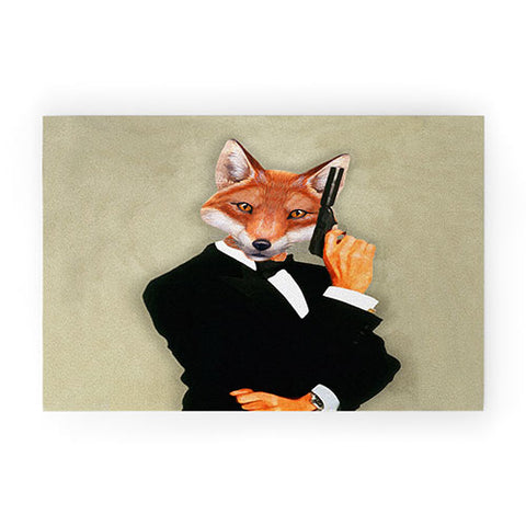 Coco de Paris James Bond Fox Welcome Mat